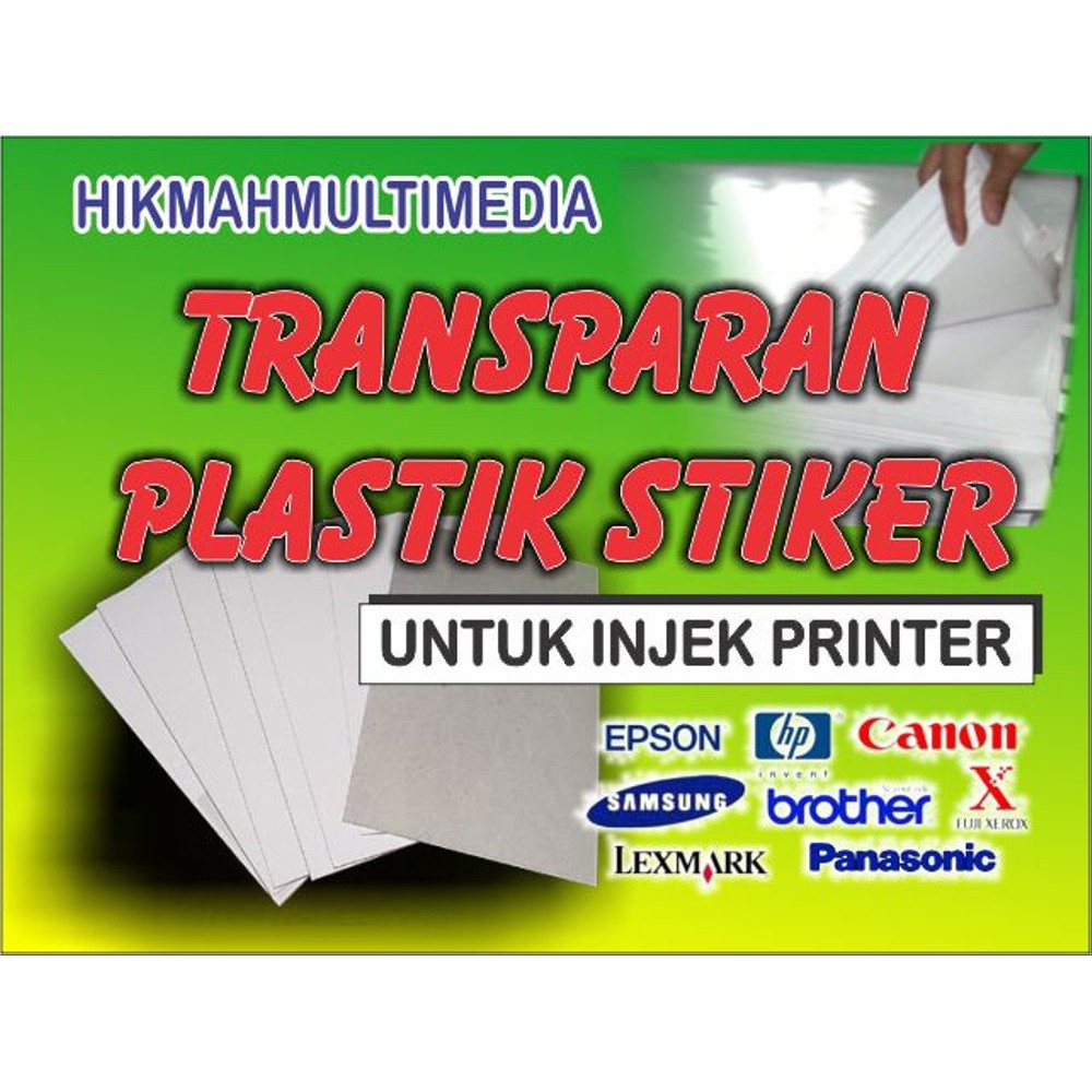 

Jual STIKER PLASTIK TRANSFARAN UNTUK PRINT DI PRINTER INJEK Diskon