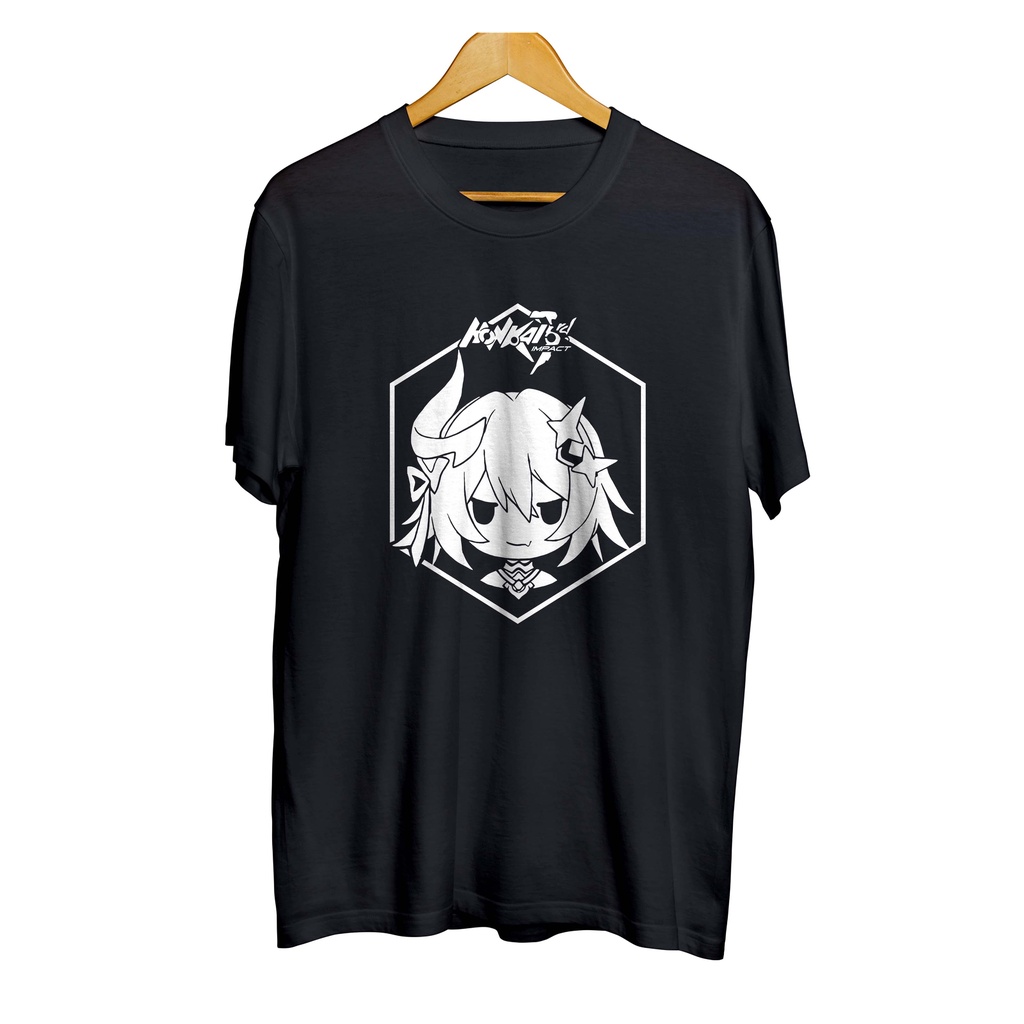 Kaos distro japan game ROZALIYA OLENYEVA CHIBI - HOIONKAI IMPACT material cotton combed 30s
