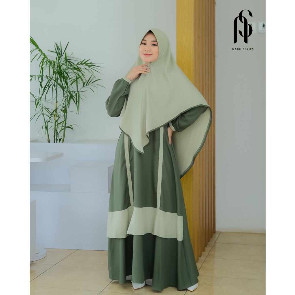 GAMIS SET KHIMAR ALINA ARETHA SHAKILA PREMIUM ORI NS