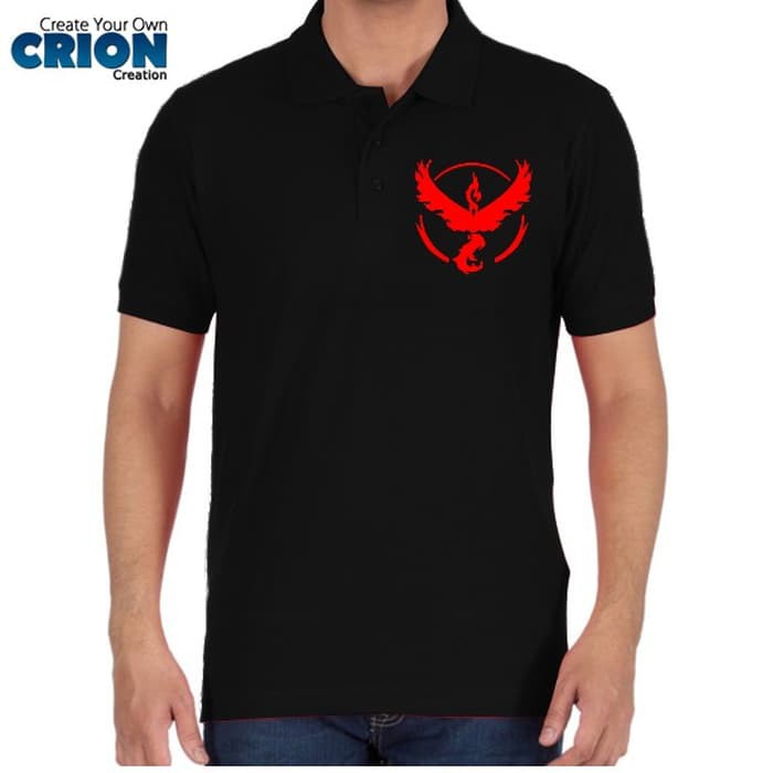 Polo Shirt Pokemon - Team Valor Logo - By Crion