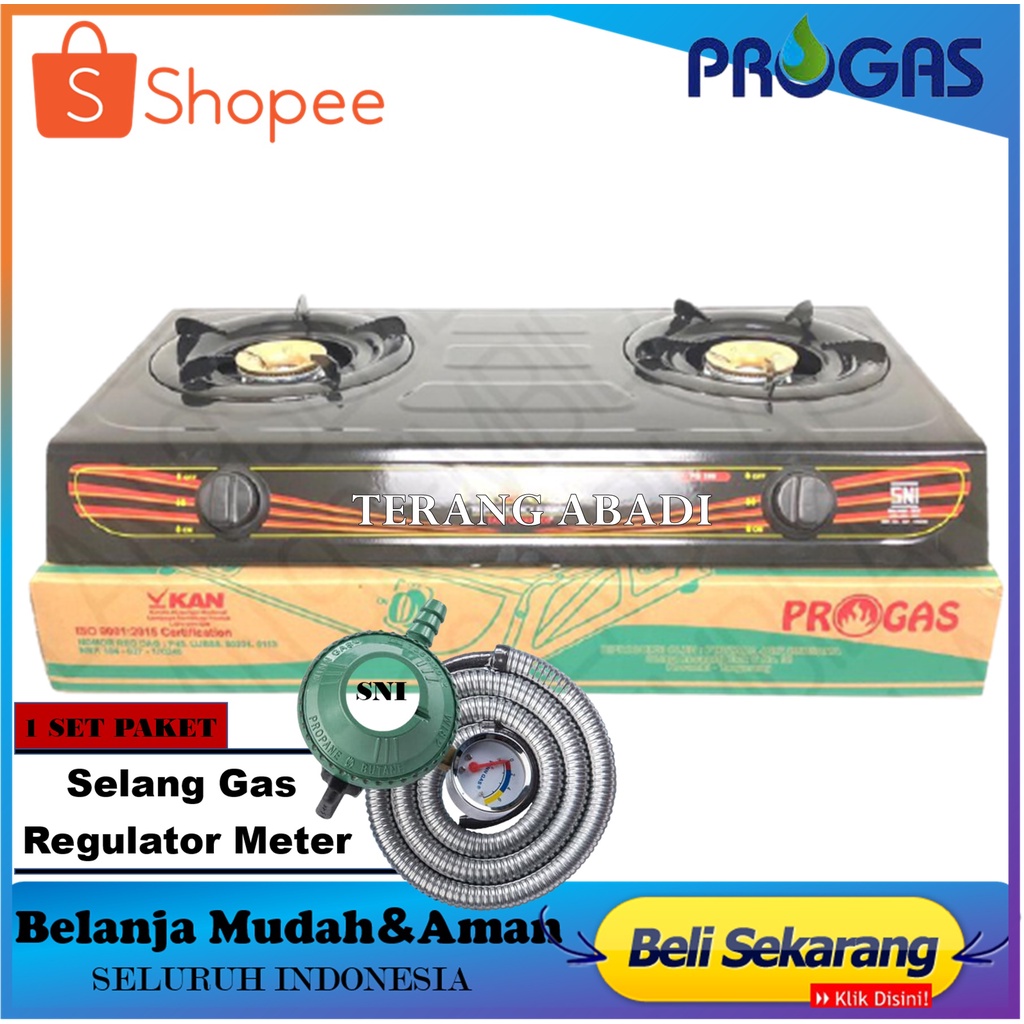 KOMPOR GAS PROGAS 2 TUNGKU / KOMPOR 2 TUNGKU / KOMPOR PROGAS 2 TUNGKU / KOMPOR PROGAS 2 TUNGKU /