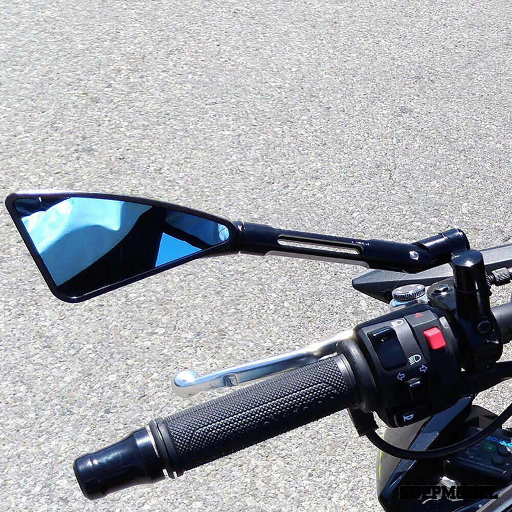 Spm 1 Pasang Kaca Spion Motor Universal Bahan Aluminum Cnc