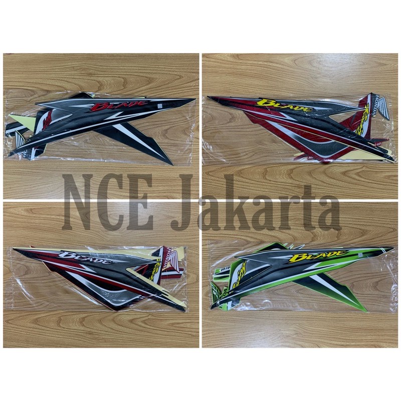 STIKER STRIPING HONDA BLADE CARBU 2012