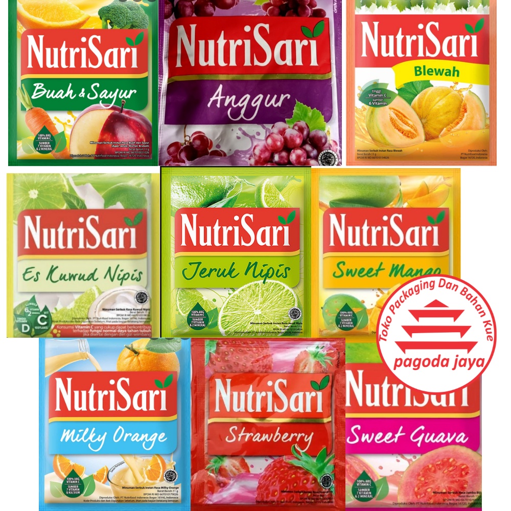 

TERLARIS !! Nutrisari all varriant renceng 13grx10pcs