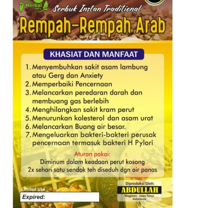 

⭐STAR BRANDS✨ REMPAH ARAB PLUS LEGEN KUNING UNTUK ASAM LAMBUNG KRONIS &SULIT TIDUR