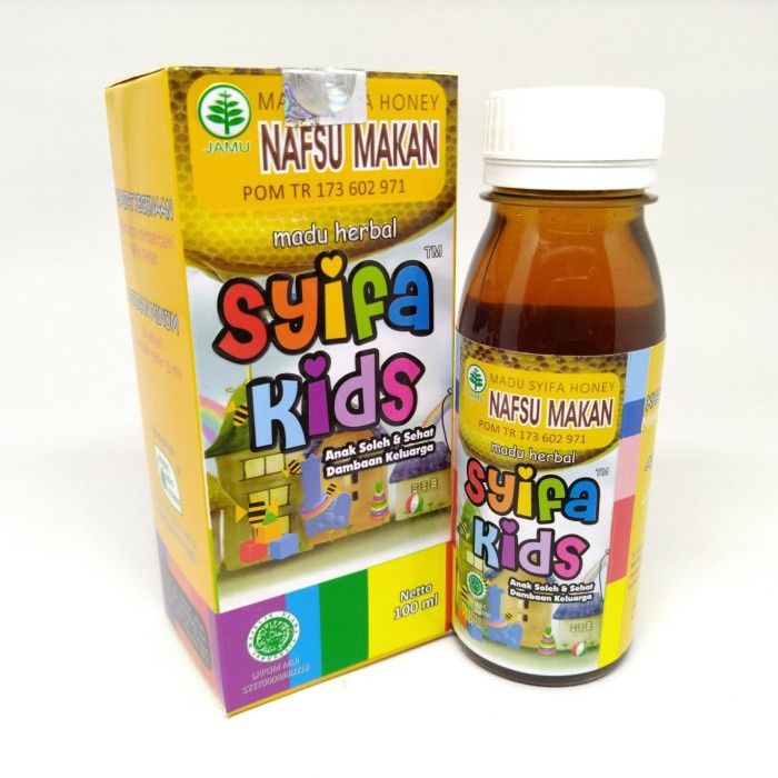 

madu- madu anak syifa kids nafsu makan -madu.