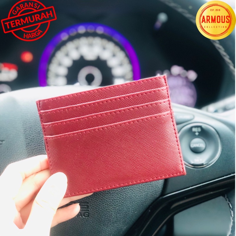 Dompet Kartu Tipis Pria dan Wanita Model Slim / CARD HOLDER 6 Kartu + 1 Slot Uang Fancy