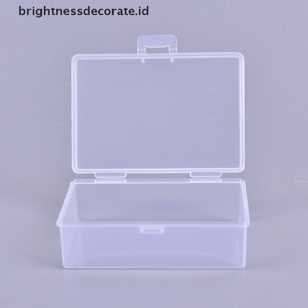 2pcs / set Tempat Penyimpanan Kartu Poker Bahan Plastik Transparan