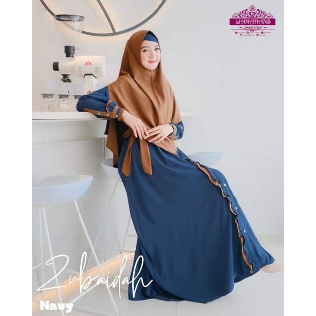 Zubaidah Set Khimar Free Ciput by Lianahans