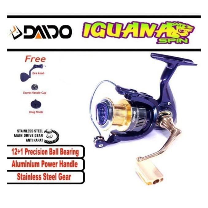 Terbatas Reel Daido Iguana Spin (Power Handel) - 1000 Terbatas