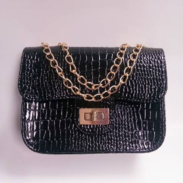 (COD) TERMURAH TAS WANITA SYAHRINI CROCODILE