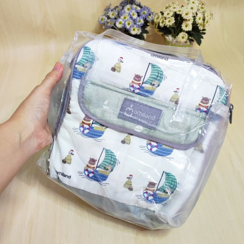 OMILAND Tas Bayi Motif Soft Elegan Murah