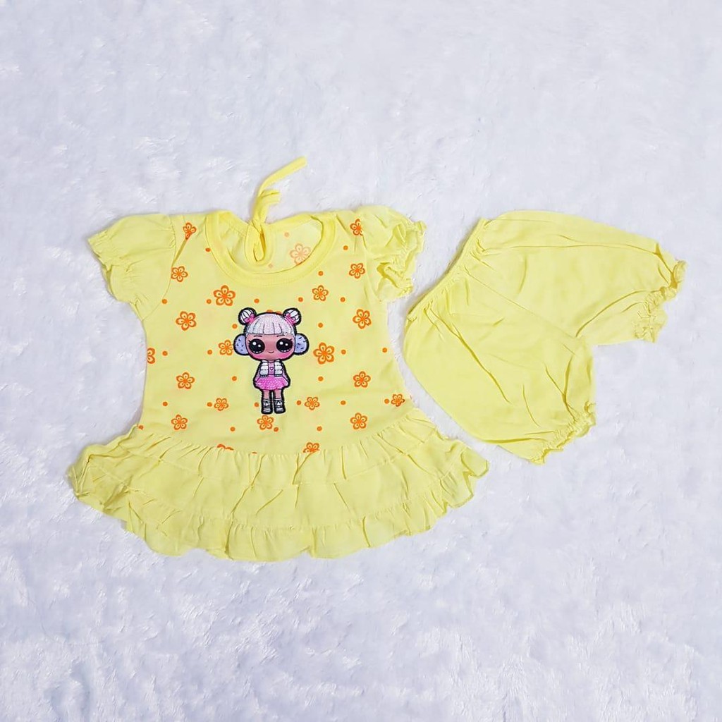 COD Bayar Ditempat Baju Baby Dress Lucu / Baju Anak / Setelan Anak / Baby Alicia