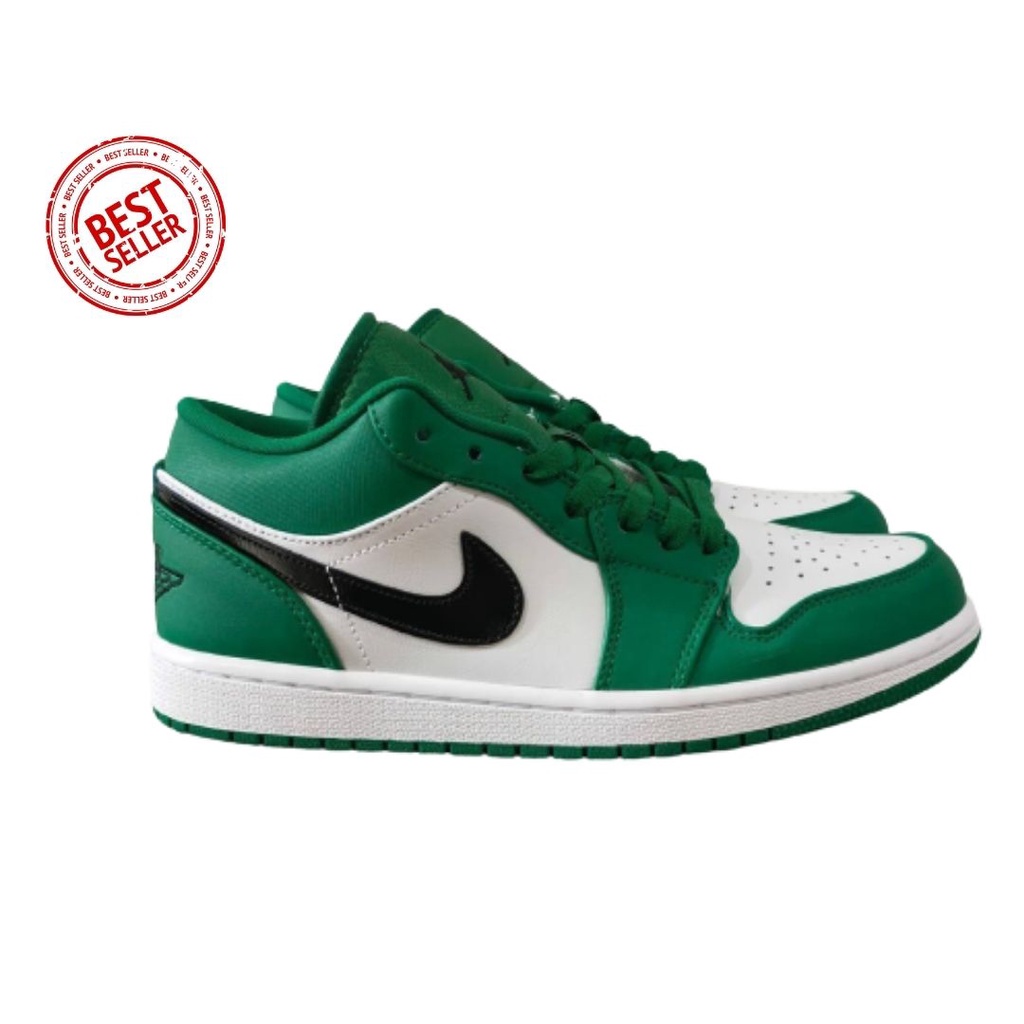 Nike Jordan 1 Low - Pine Green Black White