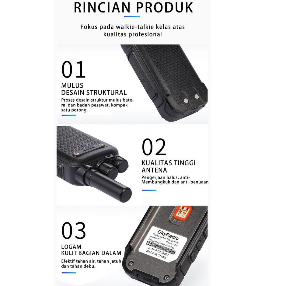 Harga TERMURAAH.. [Dapat mencocokkan merek lain ht] ht mini osaka f1 walkietalkie lebih murah usb ht