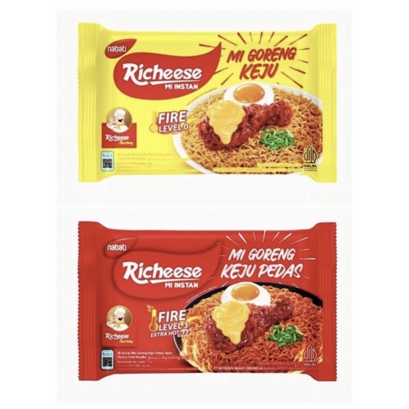 

Mie Richeese Goreng Keju Level 0-3