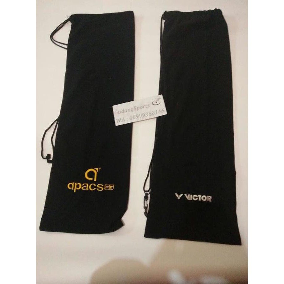 Tas Kain Raket Badminton / Sarung Raket Badminton Merk Apacs & Victor