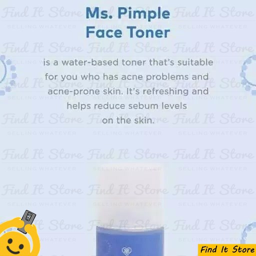 Emina Ms Pimple Acne Solution Series Face Wash | Toner | Moisturizing | Spot Gel | Sebum Fighter