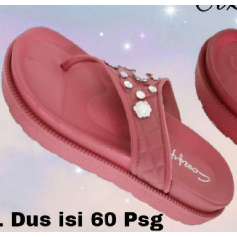 Home-XAVELA Sandal Wedges Fashions Wanita CF 5156