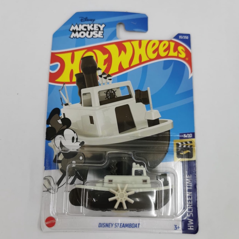 Diecast Hot Wheels B22 DISNEY STEAMBOAT Cokelat Brown HW Hotwheels Mobil Mainan Anak