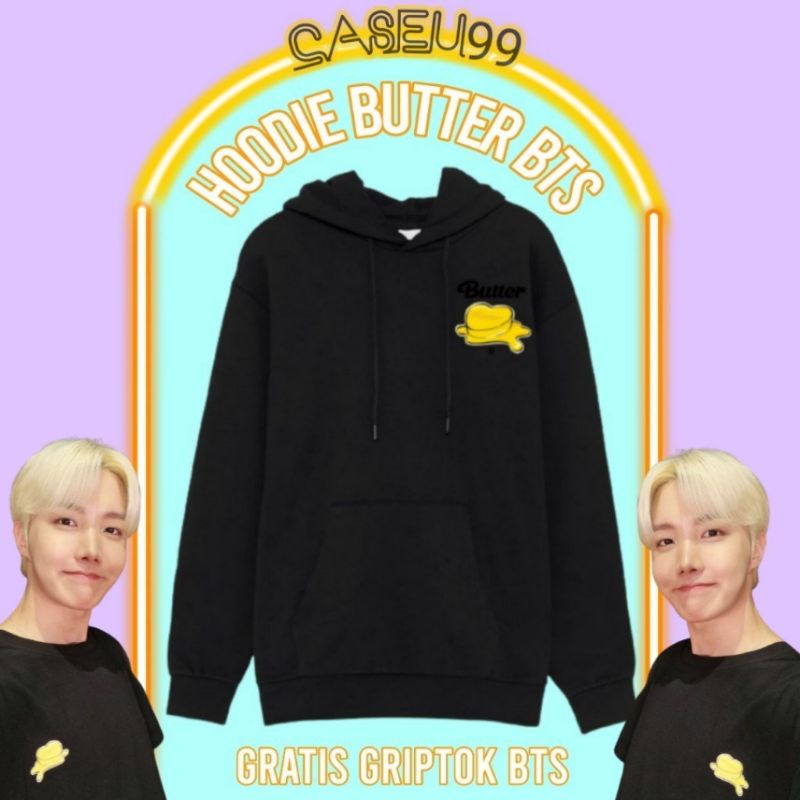 Hoodie bts butter/ crewneck Bangtan boys/ Jungkook Taehyung Jimin jhope Suga jin rm atasan KPop free bies// Bangtan boys top crewneck jumper