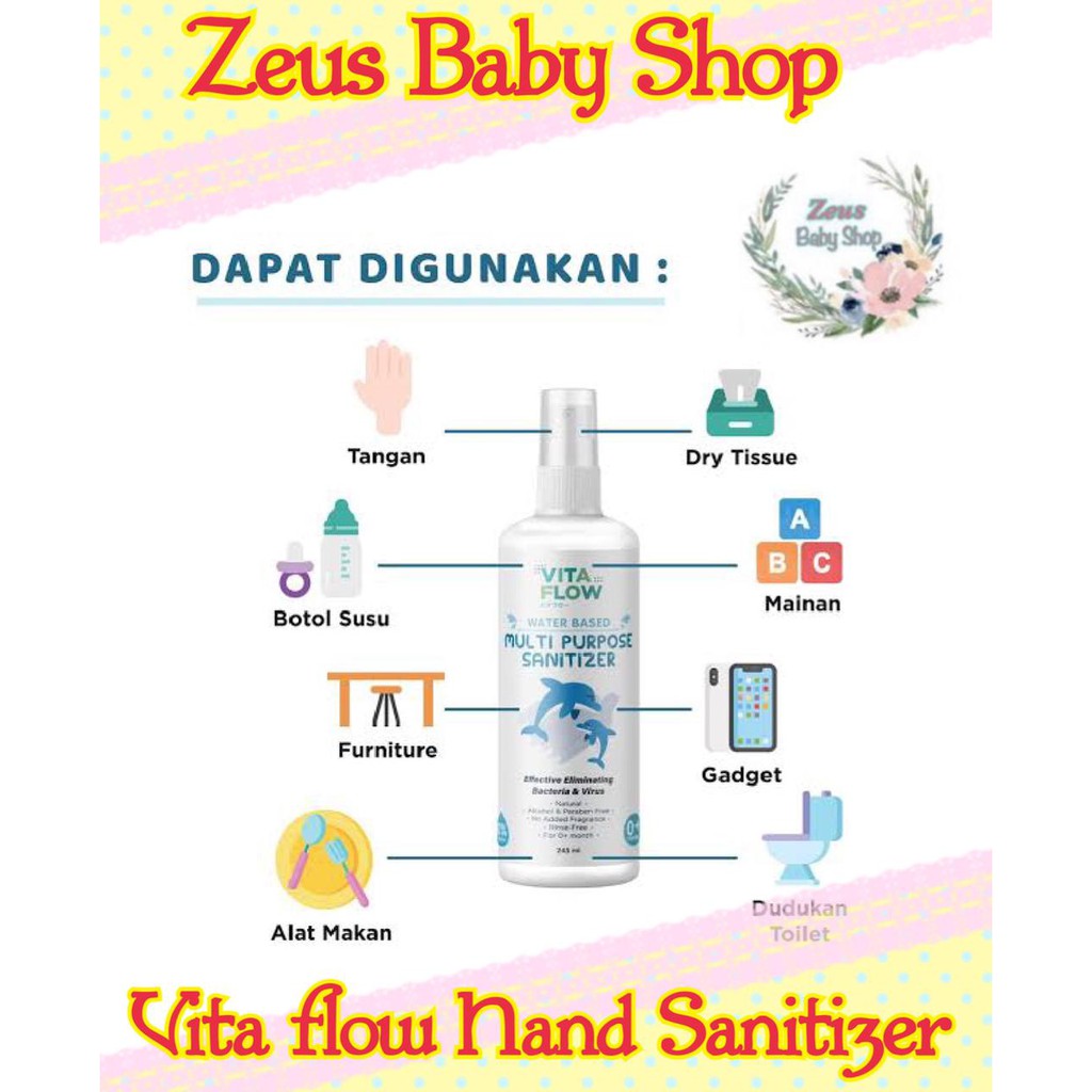 Vitaflow Multi Purpose Sanitizer 245ml