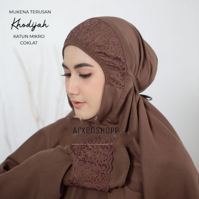 MUKENA TERUSAN KHADIJAH JUMBO/MUKENA TERUSAN DEWASA/ MUKENA KATUN MIKRO/MUKENA TERBARU/MUKENA KEKINIAN