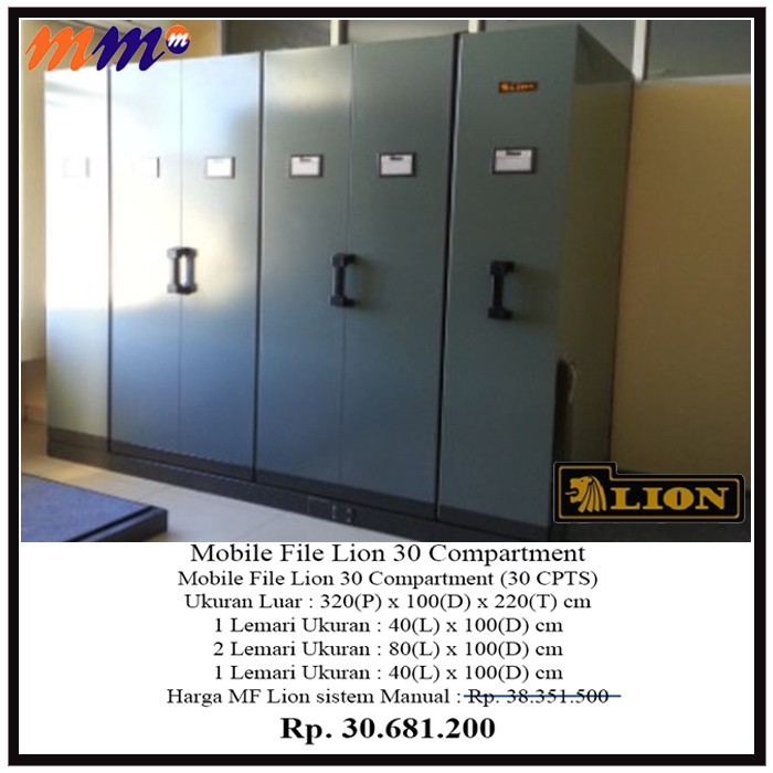 Roll O Pack, Lemari Arsip Dorong Lion