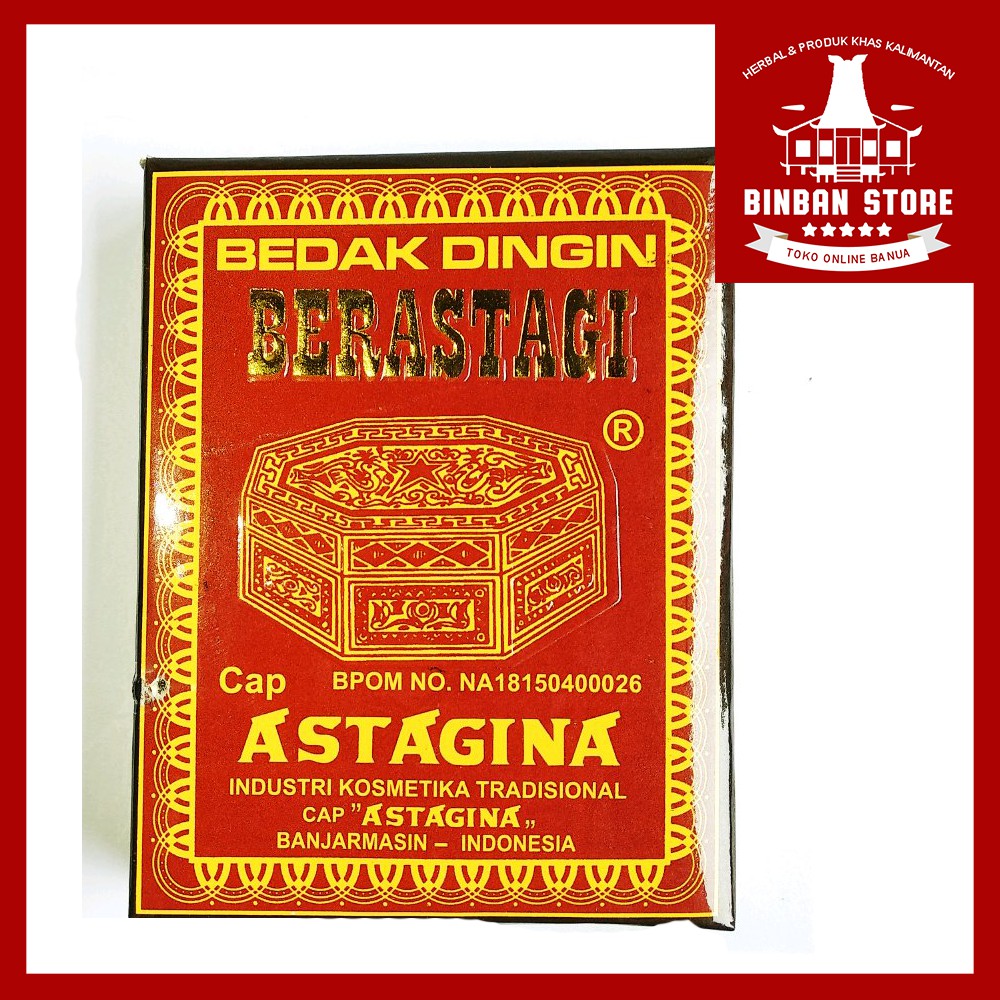 Khas Banjar Bedak Berastagi Astagina Bedak Dingin Masker Wajah Obat Penghilang Jerawat Ampuh Herbal
