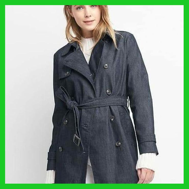 GAP DENIM TRENCH COAT