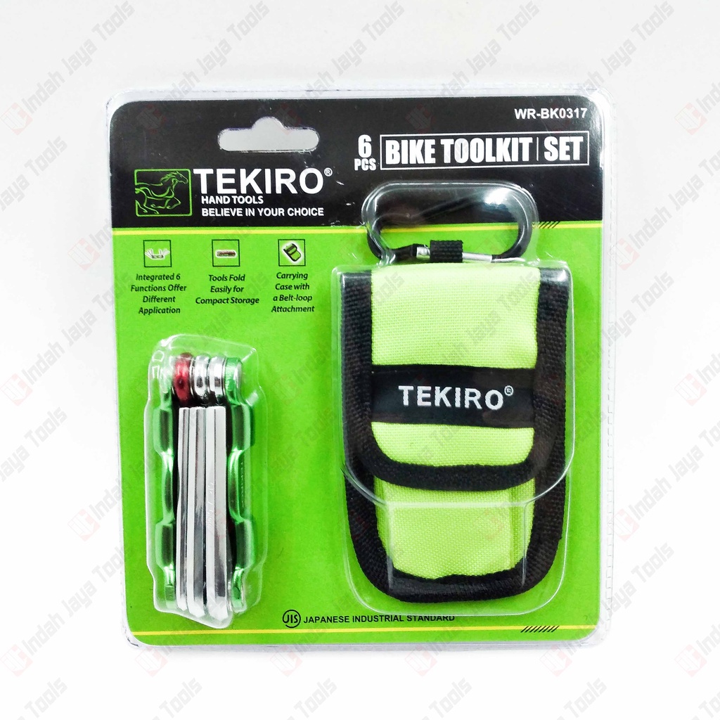 TEKIRO WR-BK0317 Kunci Sepeda Lipat Set 6 Pcs Bike Tool kit Peralatan