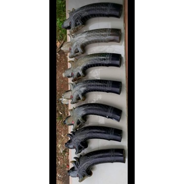 gagang golok karter naga peci