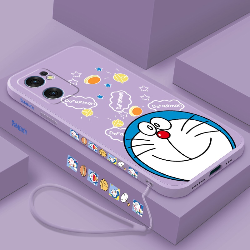 Soft case Silikon tpu Motif Doraemon Untuk Oppo A96 / A36 4G A36 / A76 Oppo A16K Oppo A16E Oppo A16 Oppo A52 Oppo A92
