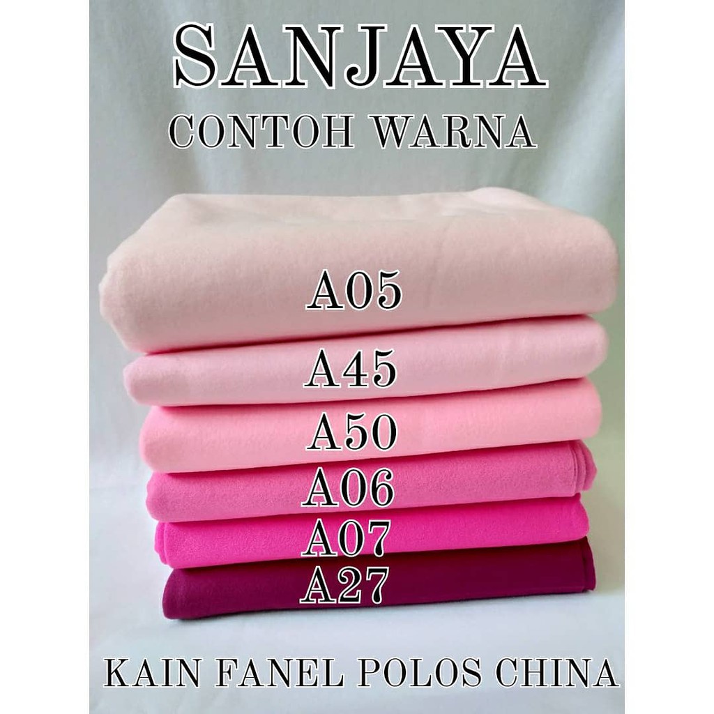 (PART 1) KAIN FLANEL / KAIN FANEL ROLL / KAIN WARNA WARNI / KAIN FANEL POLOS CHINA PER 1 ROLL