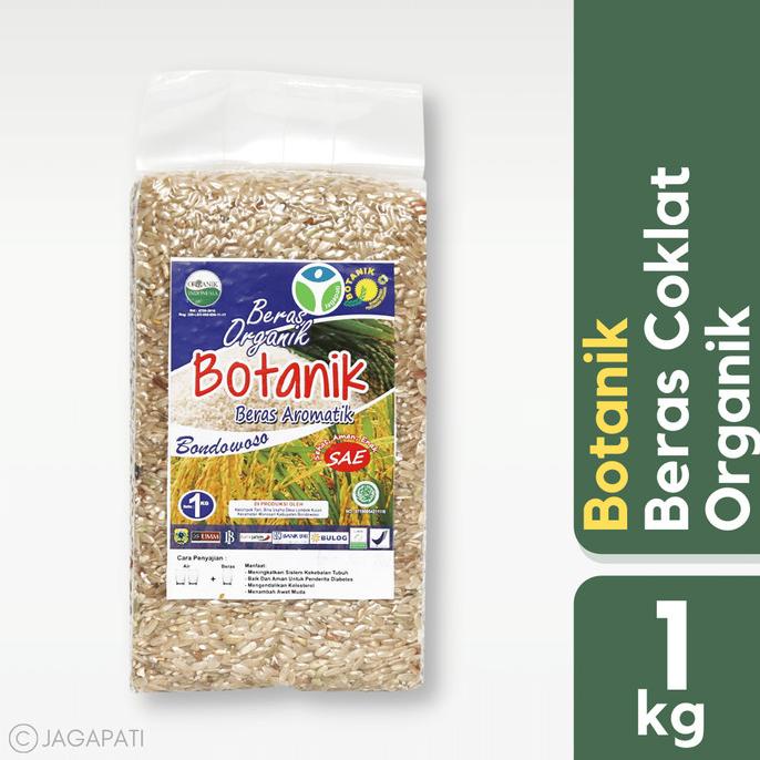 

Beras Coklat Organik - Botanik - 1kg - Wonosari Bondowoso - Jagapati