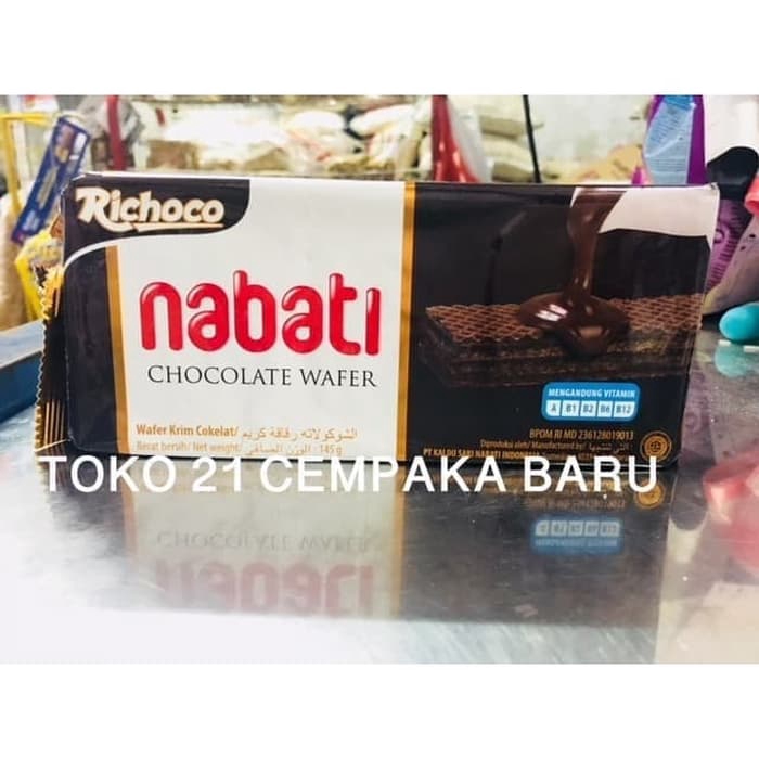 

Richoco Nabati CHOCOLATE WAFER 110 gram | Krim Coklat Cokelat Nabati 110g