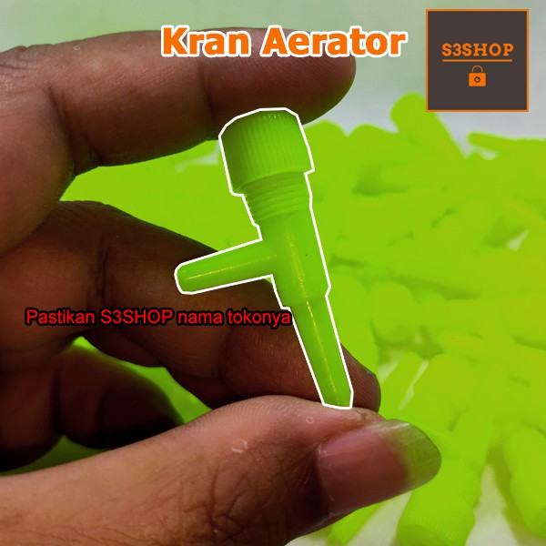 Keran Kran Aerator 1 Cabang Aquarium irigasi Hidroponik