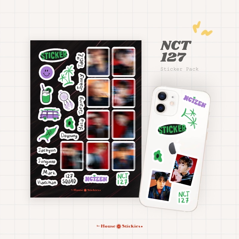 Stiker Kpop NCT 127 Sticker / Favorite Album Edition (Unofficial / Fanmade)