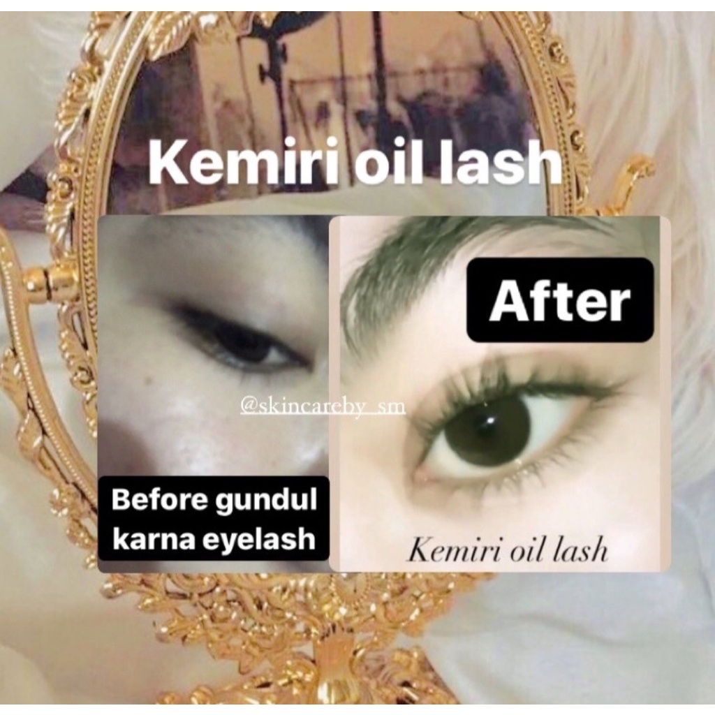 KEMIRI OIL PELEBAT BULU MATA ALIS PEMANJANG BULU MATA EYELASH OIL LASH