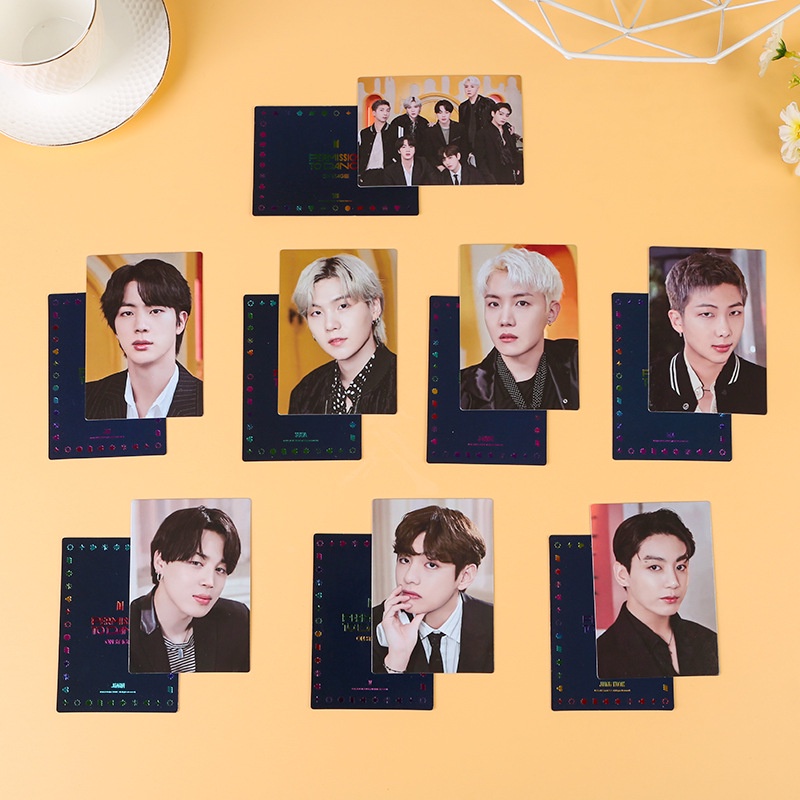 7 / 8pcs / set Kartu Koleksi Desain Kpop BTS PTD Konser