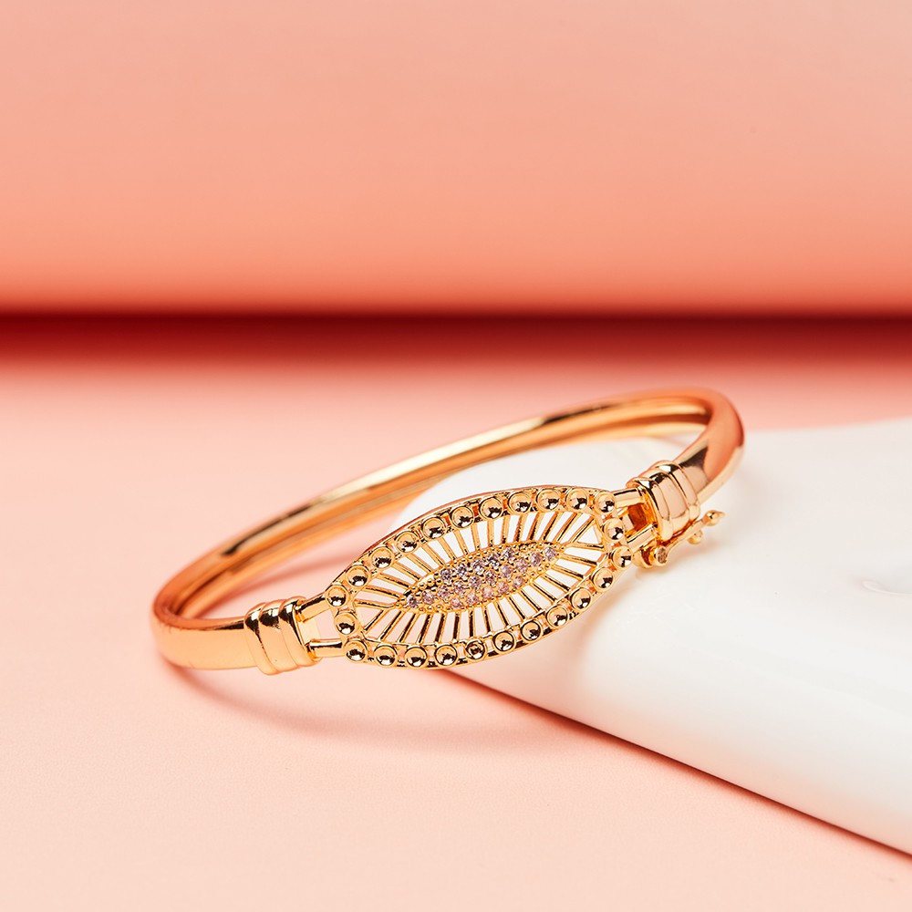 Y068 Gelang wanita dewasa.gelang tangkai motiv oval-3