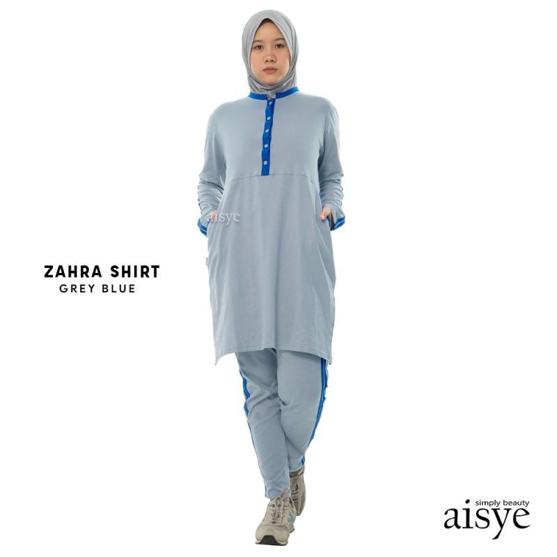 Baju Atasan Shirt Olahraga ZAHRA SHIRT AISYE