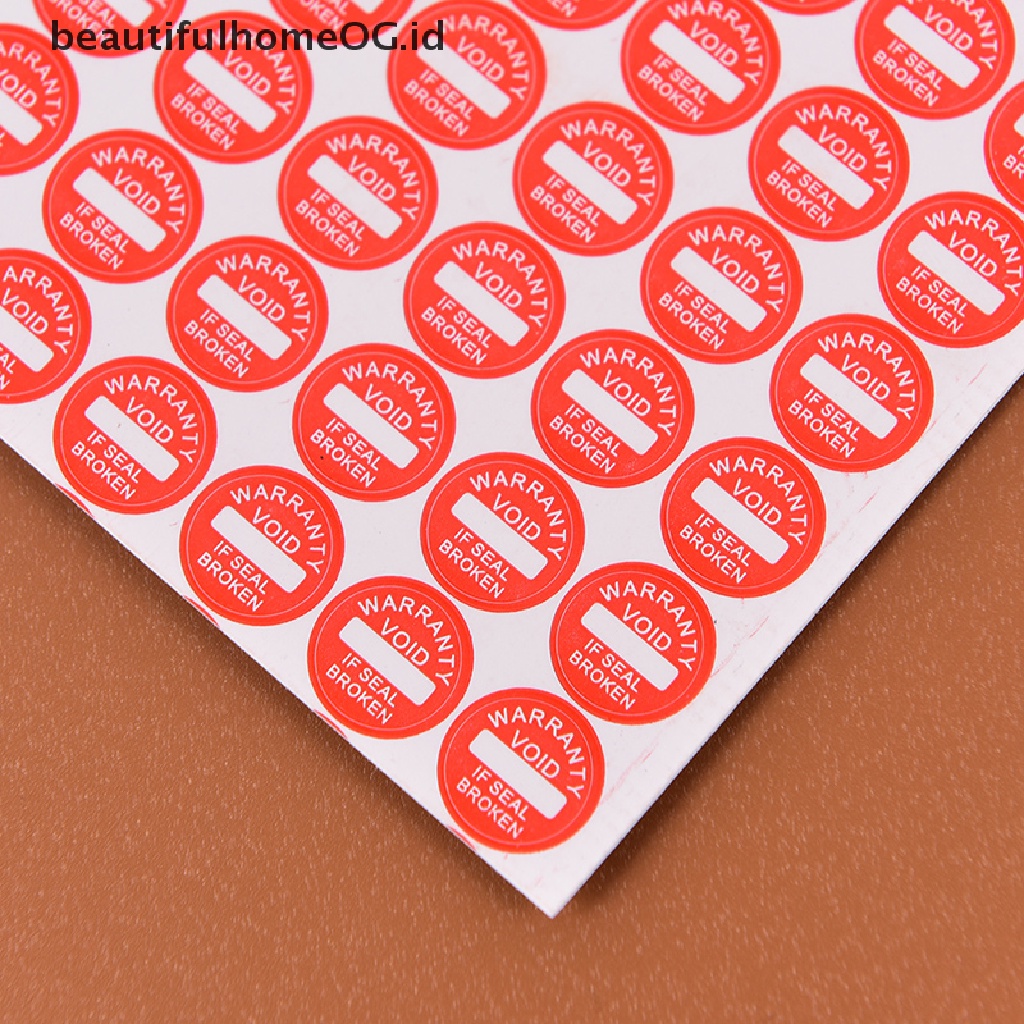 208pcs Stiker label universal Ukuran 10mm