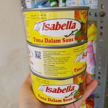 

TUNA KALENG BUMBU ISABELLA 185GR (SAUS WOKU DAN SAMBAL GORENG)