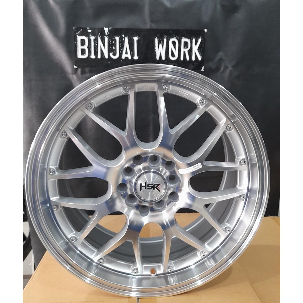 Velg Mobil Innova Ertiga VW Audi TT Terios OITA HSR R17 warna Silver - Pelek Celong bukan BBS Ring 1