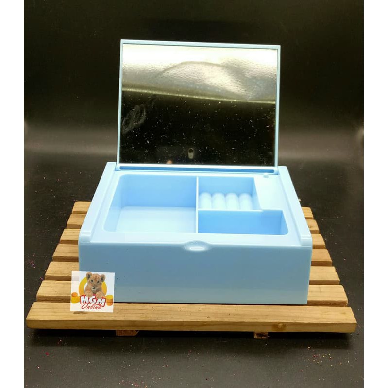 Kotak music Kaca Segi / Kotak musik / Music Box dengan Kaca B14