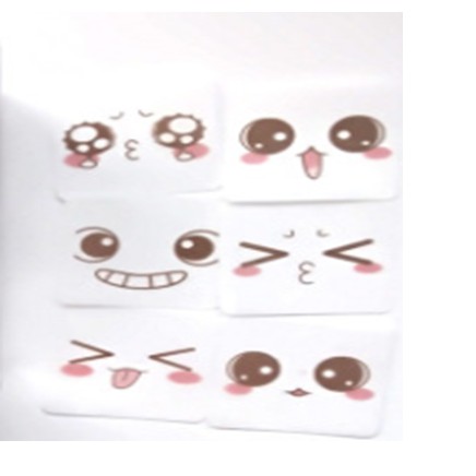 RICE PAPER EMO / STIKER RICE PAPER EDIBLE EMO / STICKER EDIBLE EMO