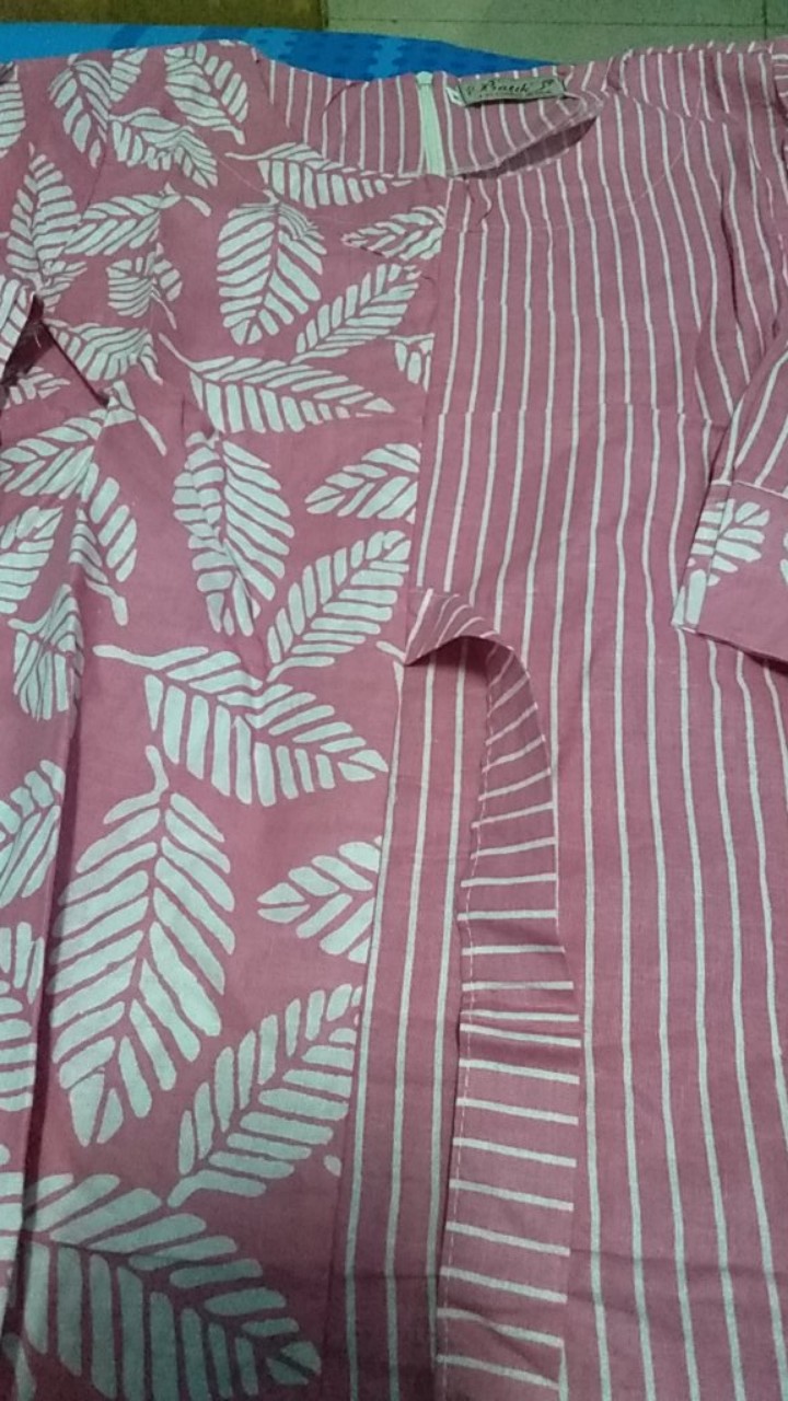 Baju Batik  Atasan Kemeja Cewek Kantor Bd 101