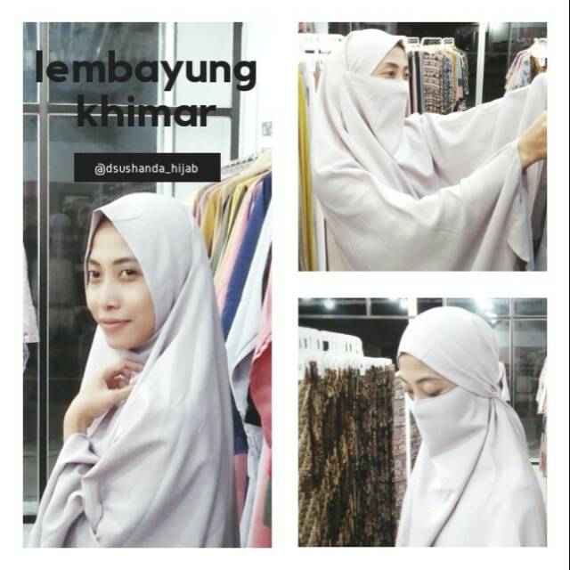 Khimar Cadar / Jilbab Cadar
