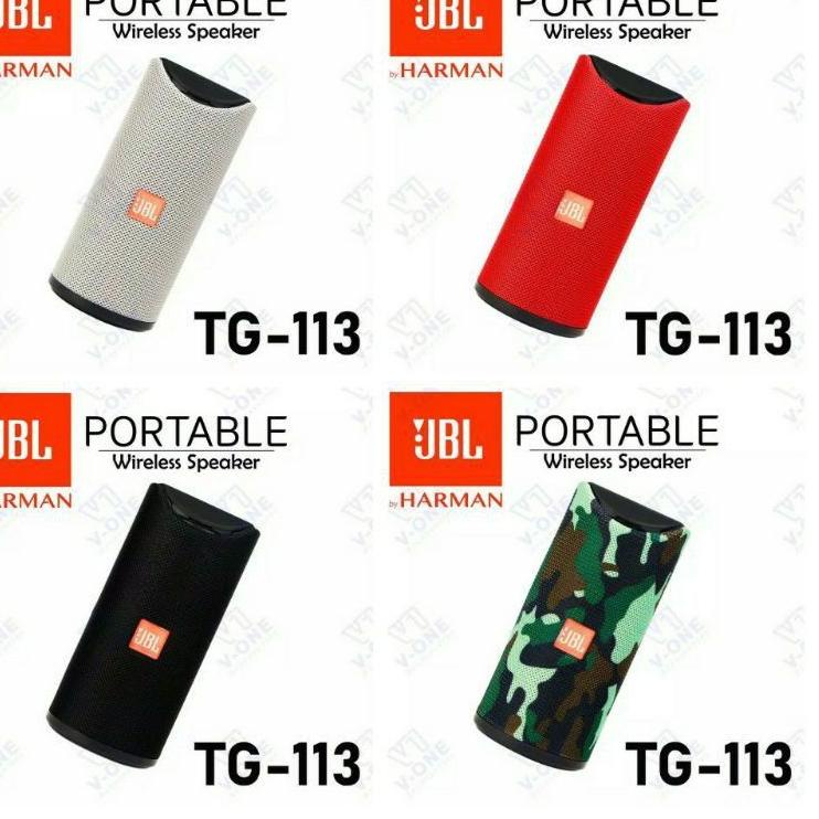 (MURAH) Speaker Bluetooth TG-113 JBL Music Box Panjang BT Wireless Portable Extra Bass